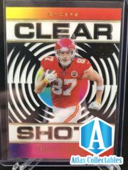 2021 Panini Illusions Clear Shots Travis Kelce #CS-9 KC Chiefs Acetate